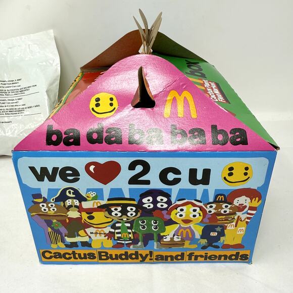 McDonald’s Cactus Plant Flea Market Adult Happy Meal Box Sealed Cactus Toy 2022 - Picture 2 of 5